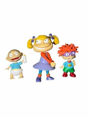 2017 Nickelodeon Viacom Rugrats Tommy Angelica Chuckie Figure Lot Just Play